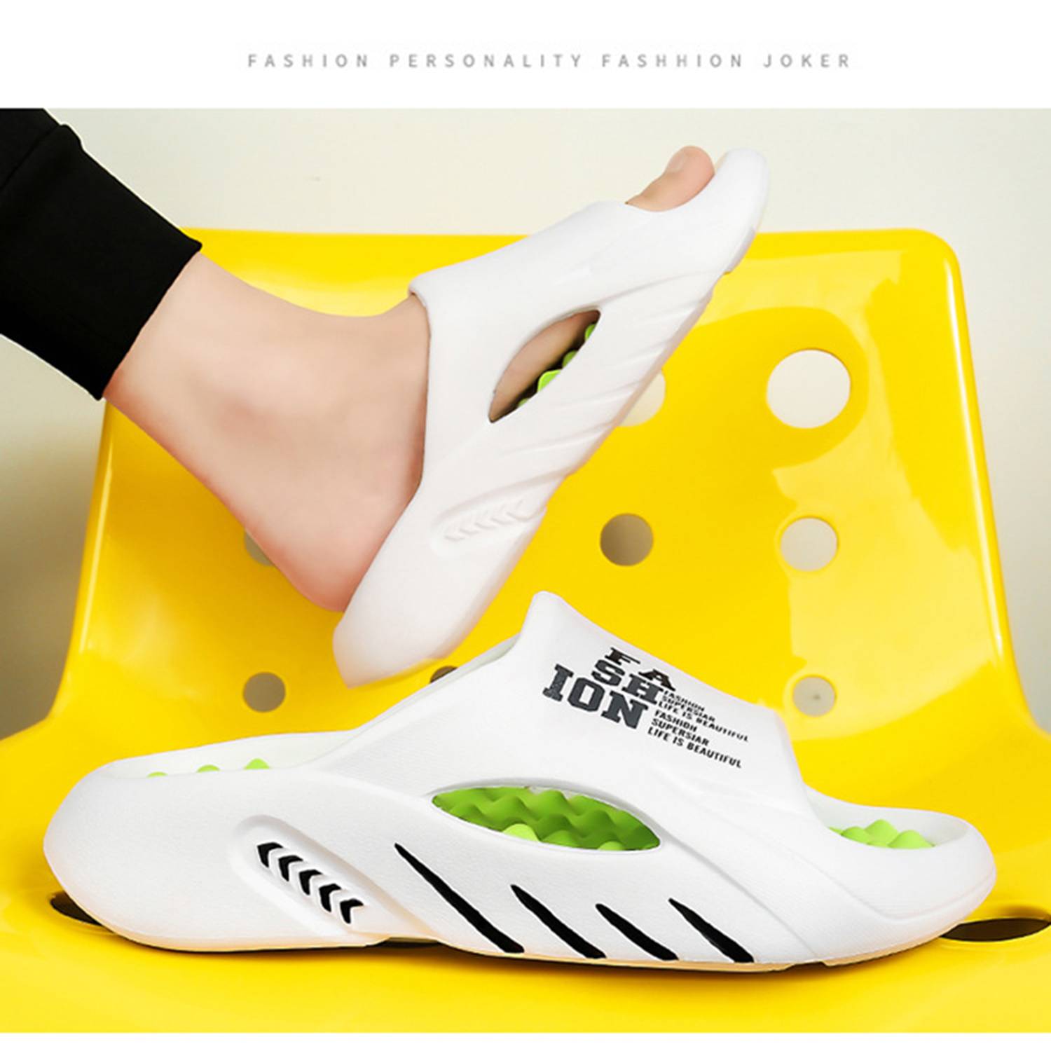 Fashionable and Stylish Ventilated Open Toe Design Slippers 5
