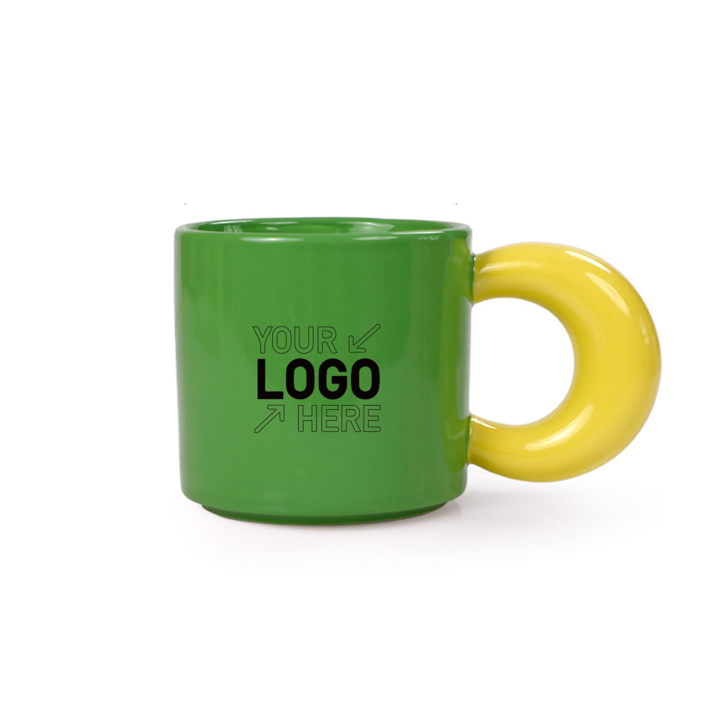 Color glazed porcelain cup 5