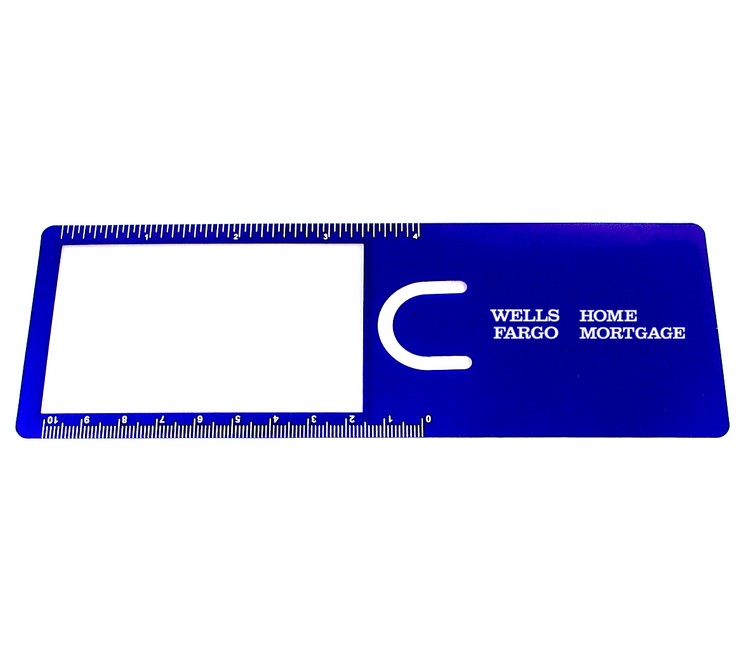 Bookmark magnifier with ruler 2