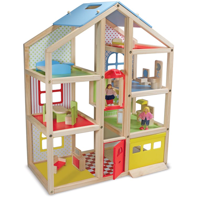 Melissa & Doug Dollhouse Sets - 19 Pieces 30" 1