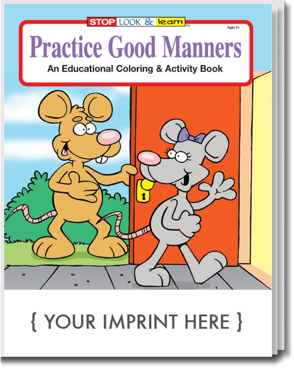 COLORING BOOK - Practice Good Manners Coloring & Activity Book 2