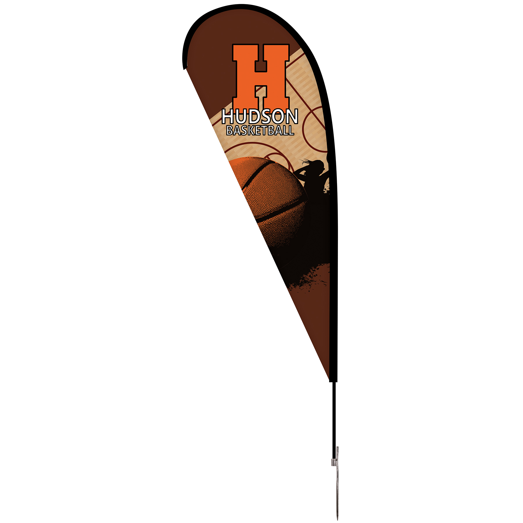 6' Double Sided Portable Teardrop Banner w/ Hardware Set 2
