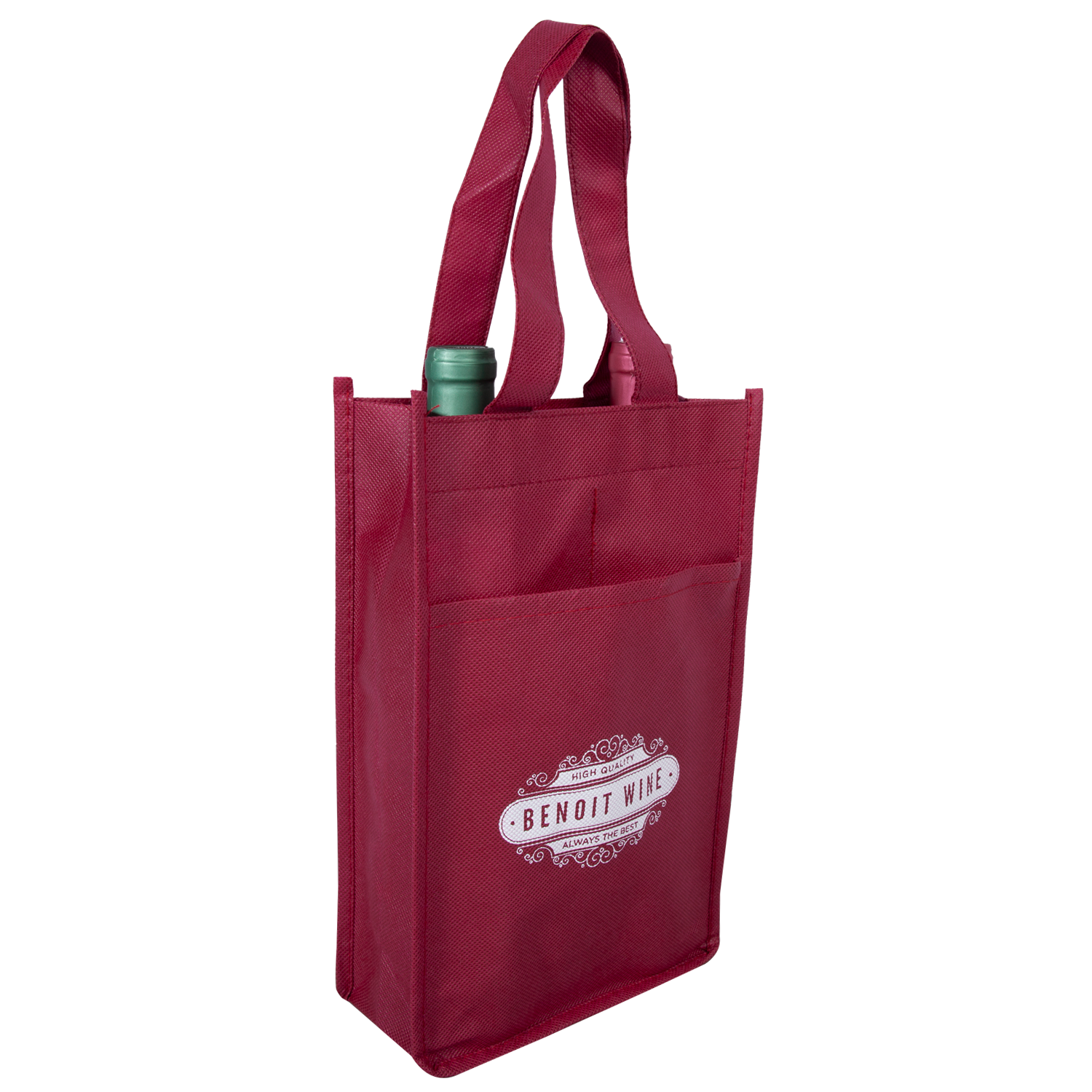 Bouquet Non-Woven Wine Bag (1 Color Imprint) 2