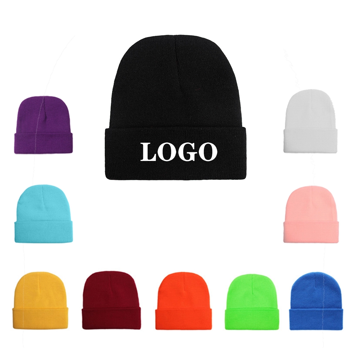 Knit Winter Beanies Cap 3