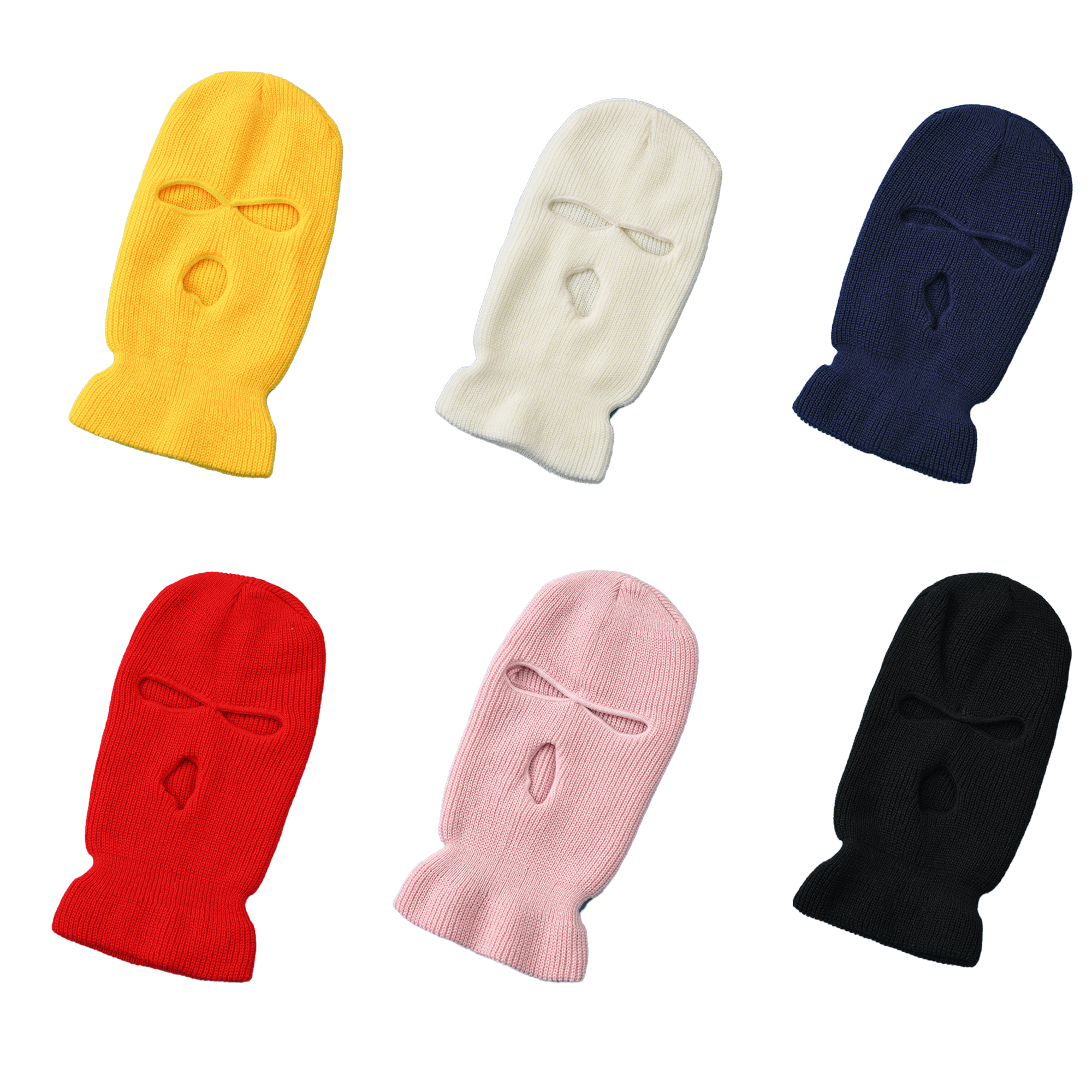MOQ50 3-Hole Unisex Knit Full Face Mask 1