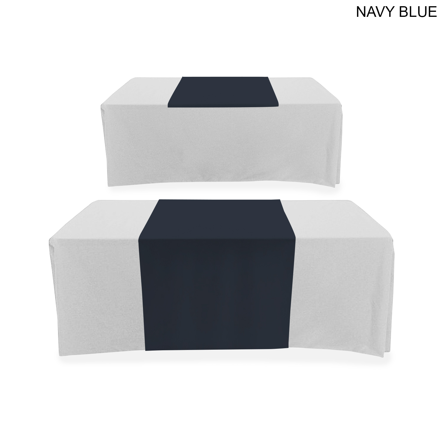 72 Hr Fast Ship - Polycotton Twill Table Runner, 30x60, Covers Front and Top of the table 1