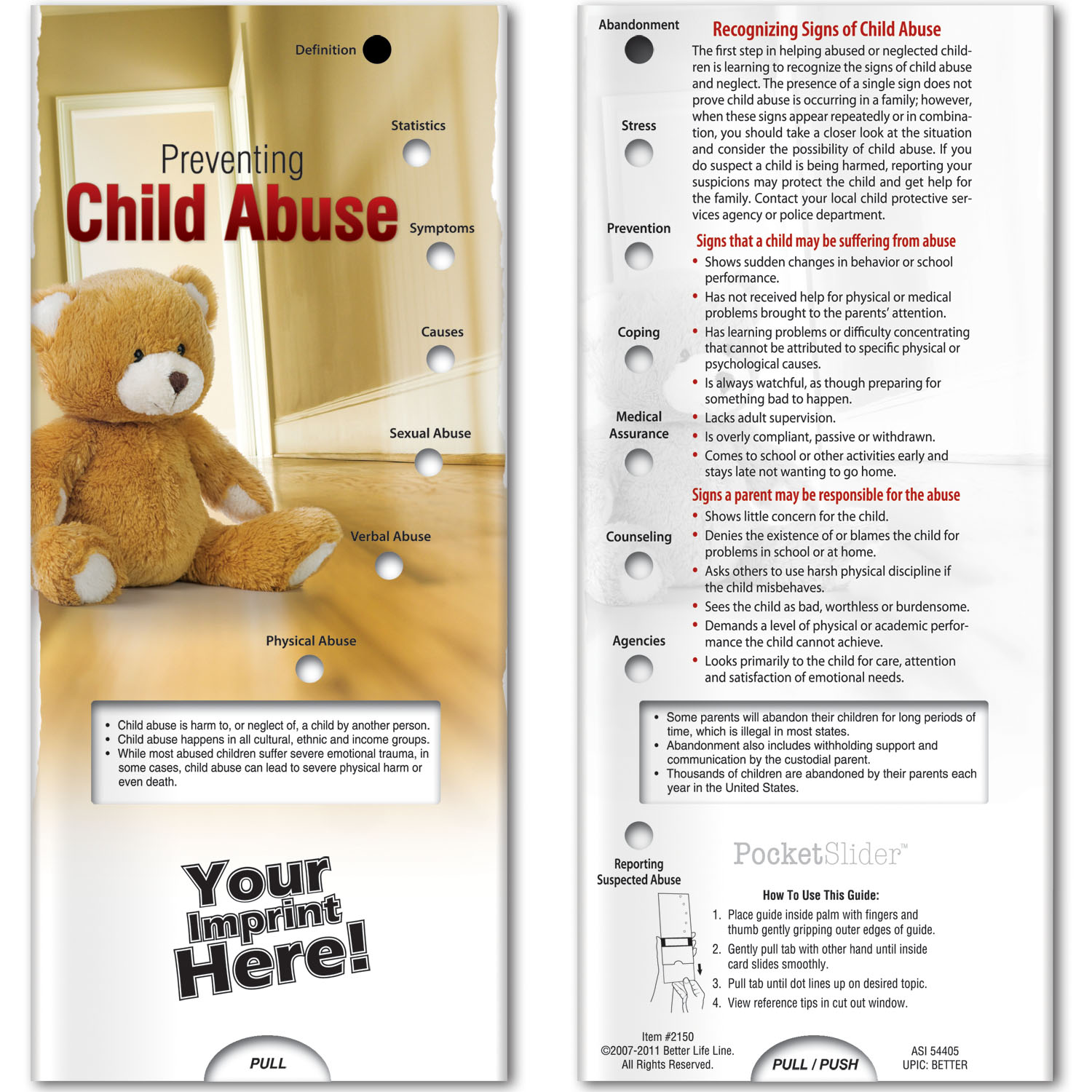 Pocket Slider - Preventing Child Abuse 1
