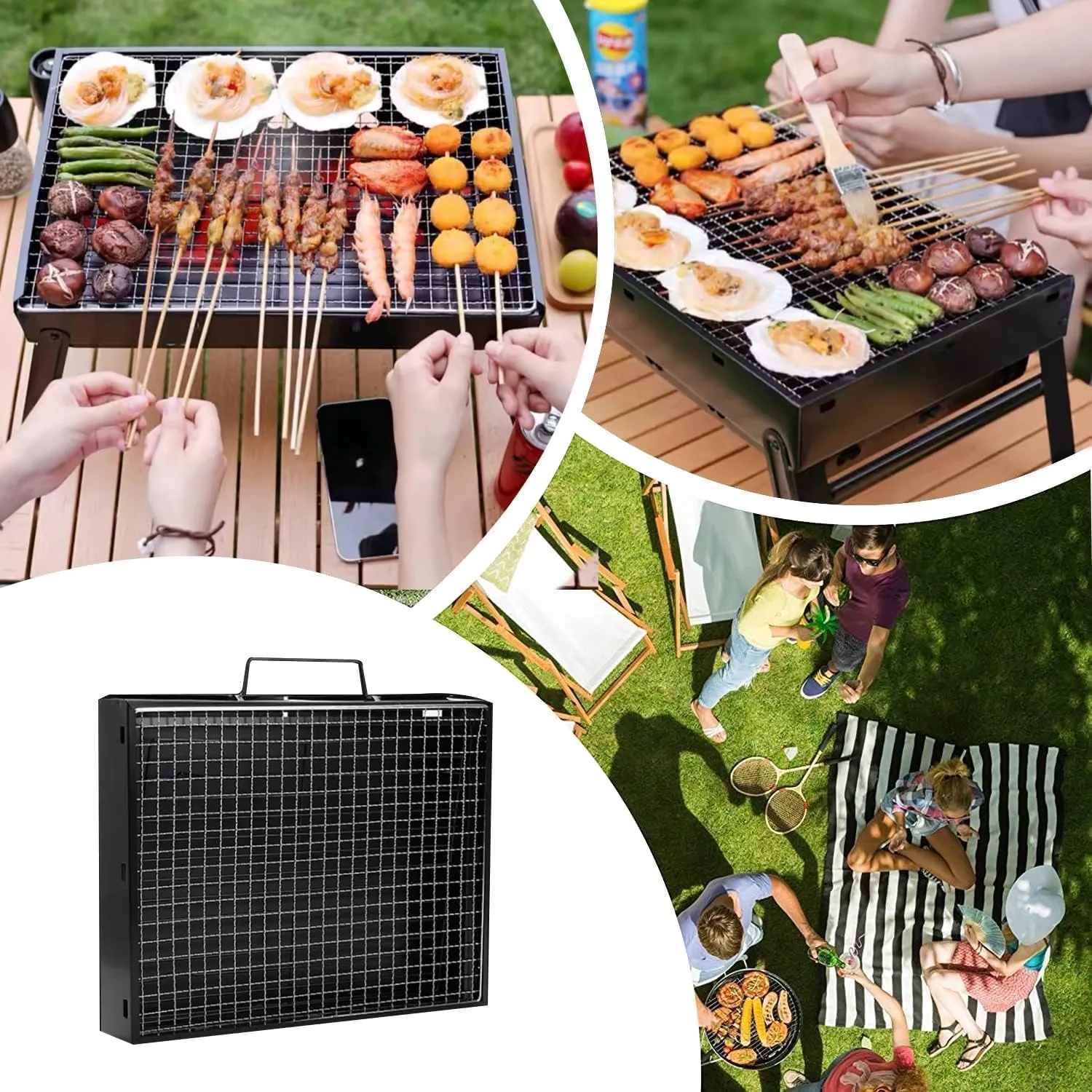 17" Portable Charcoal Grill 1