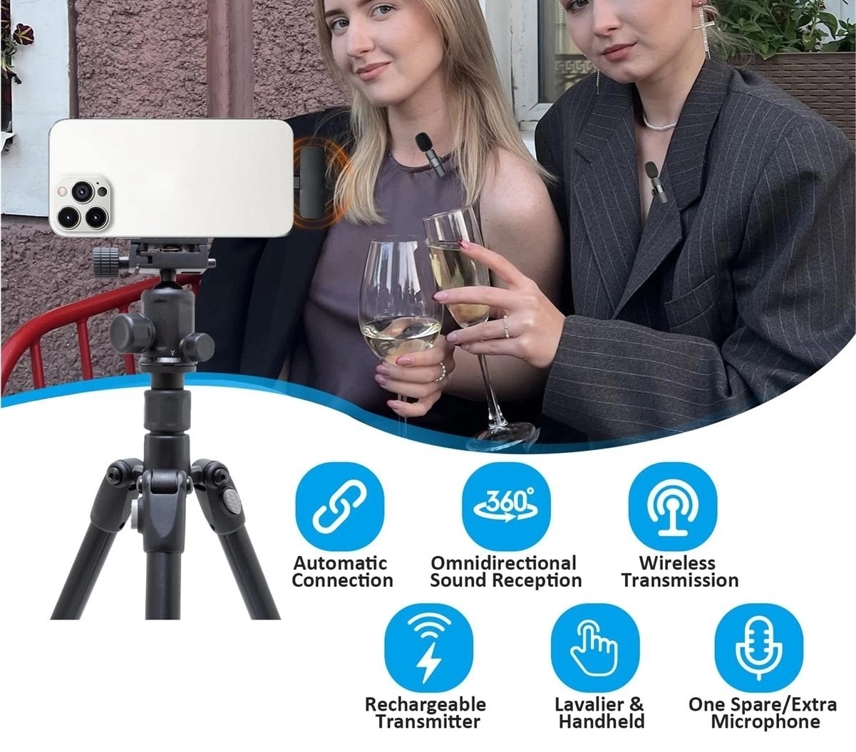 Wireless Lavalier Microphone 6