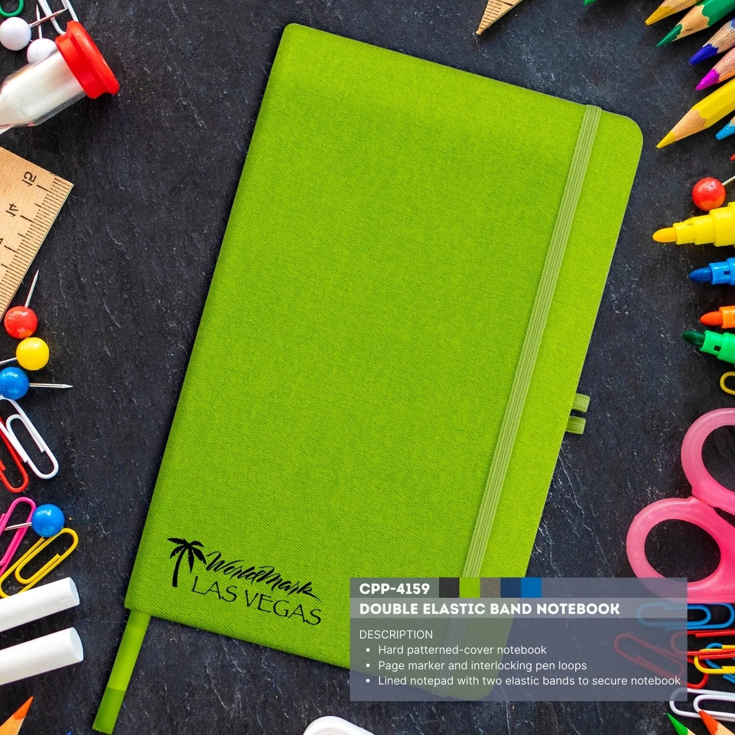 DOUBLE ELASTIC BAND NOTEBOOK 3
