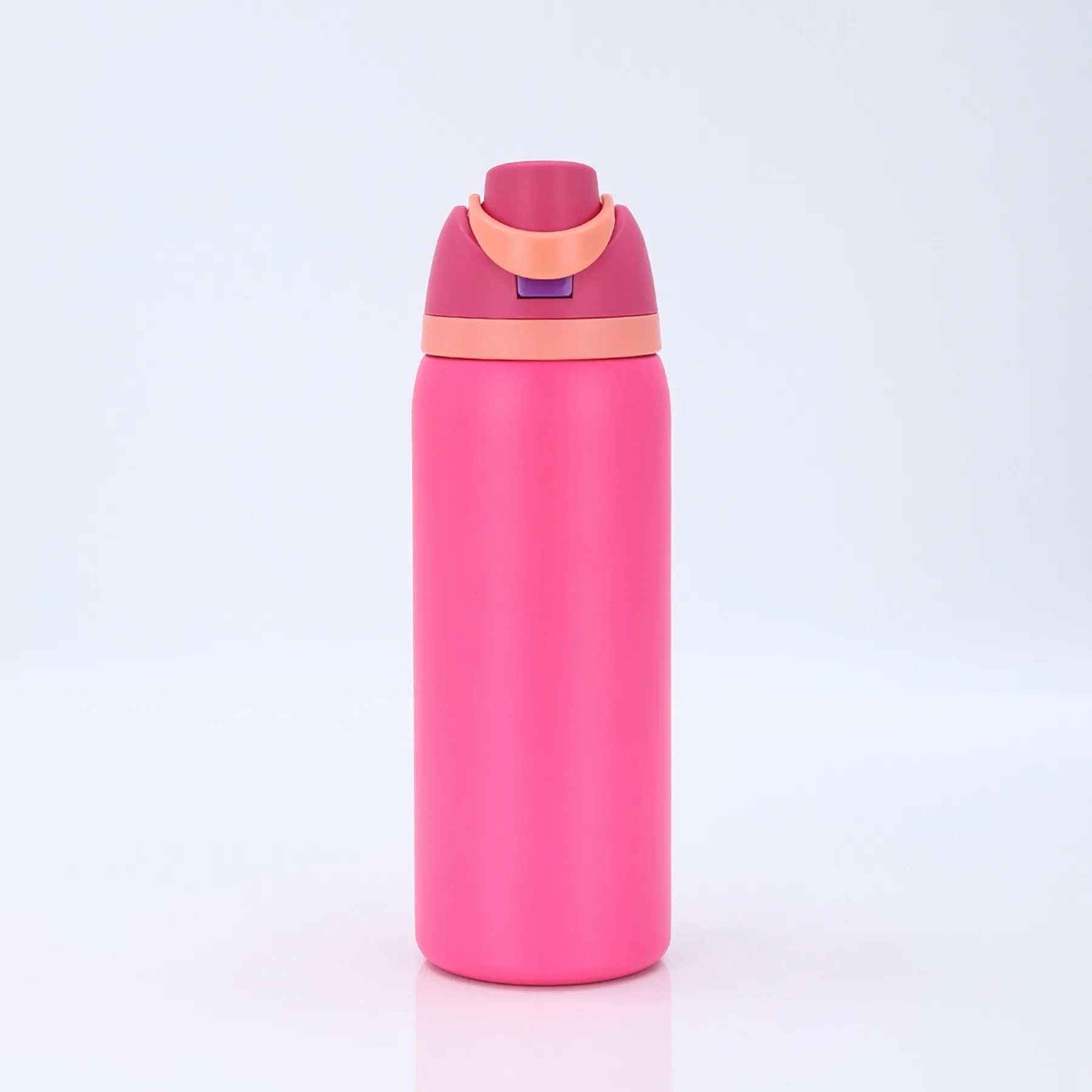 16 Oz. Leak Proof Spout Lid Water Bottle with Straw 13