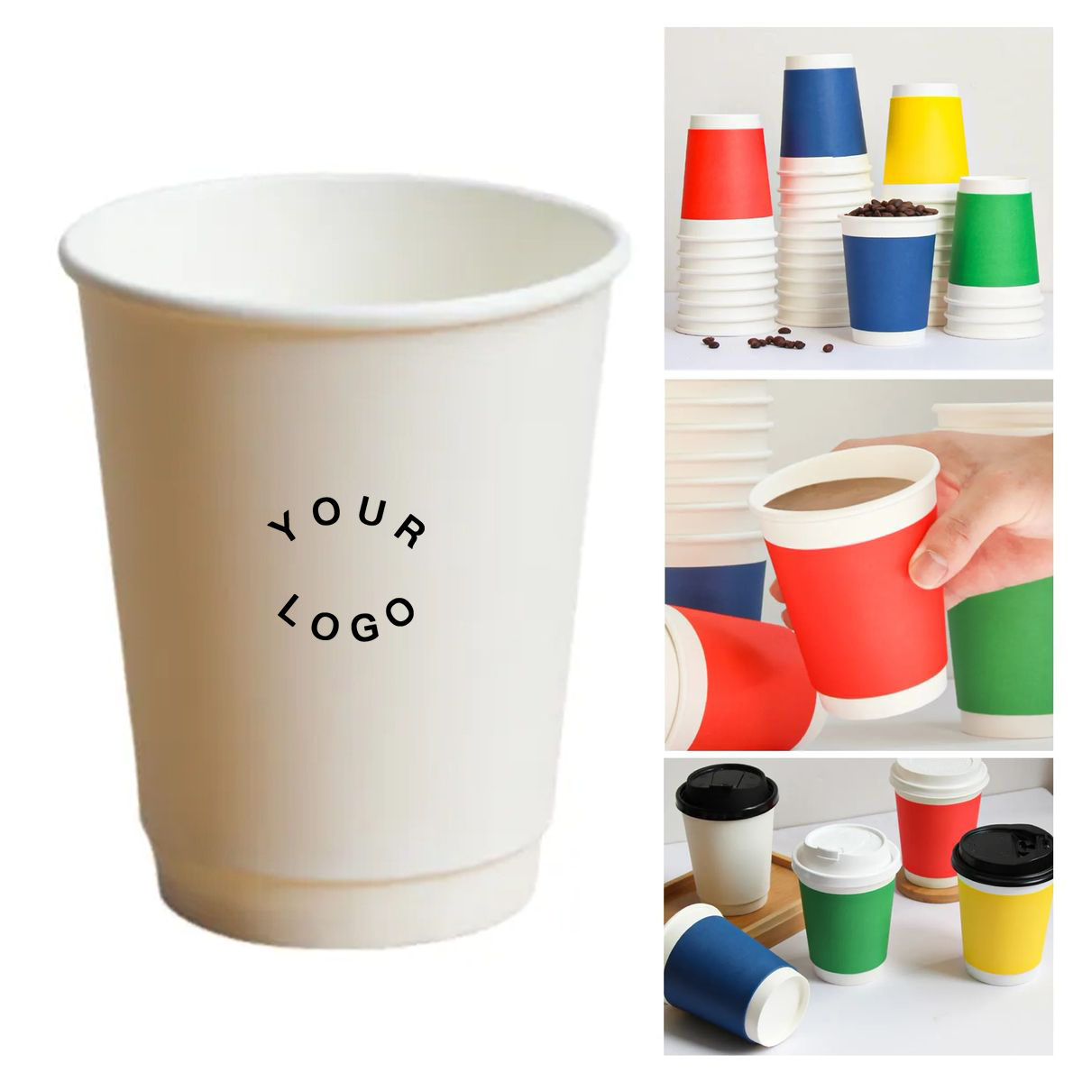 Leak Resistant Paper Cups for Daily Beverage Use 2