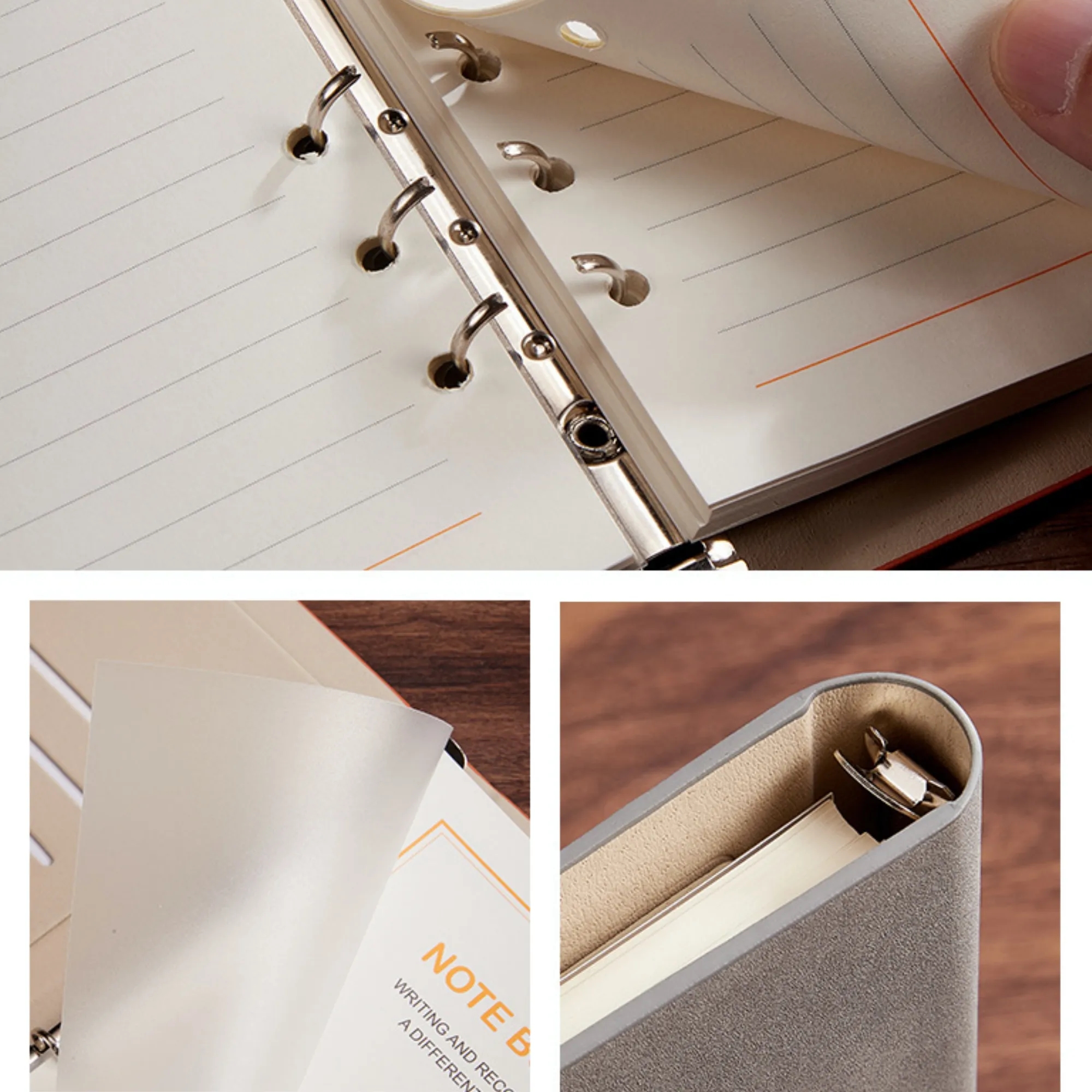 A5 6-Ring Binder Notebook Loose-Leaf For School Office 2