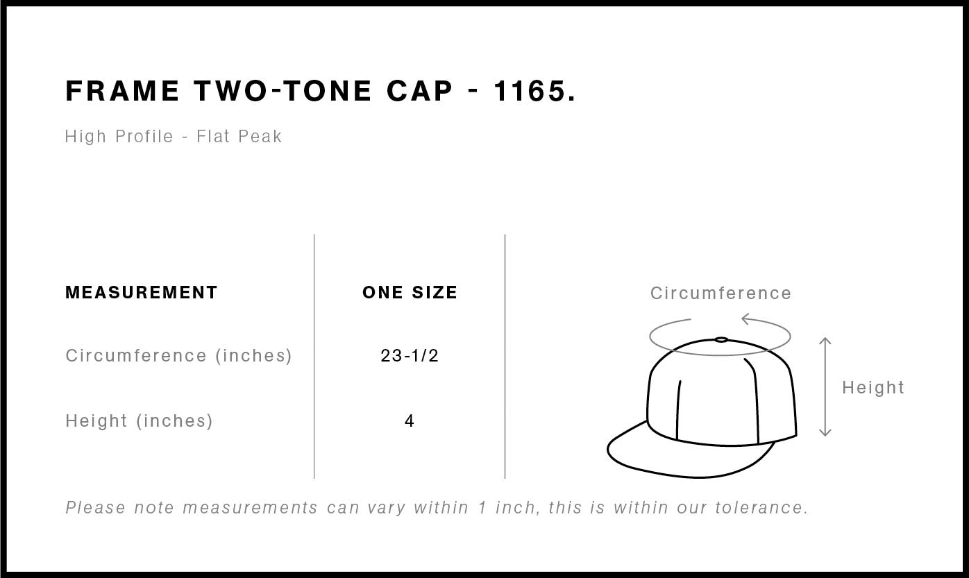 Frame Two-Tone Cap | 1165 25