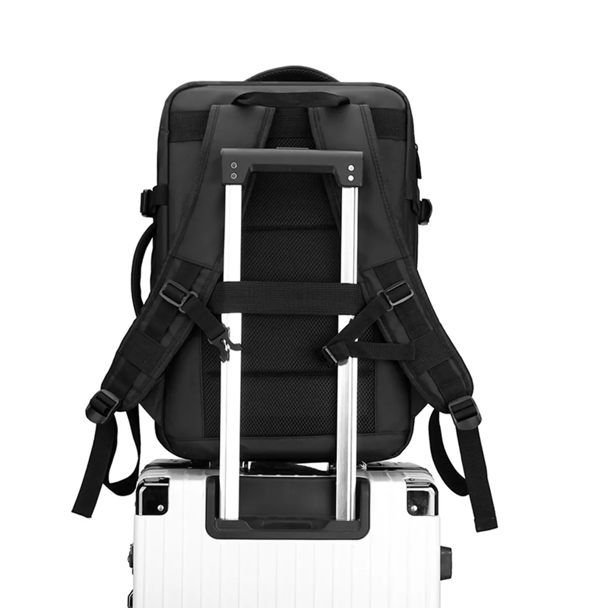 Expandable Business Travel Laptop Backpack Carry-on Bag 6