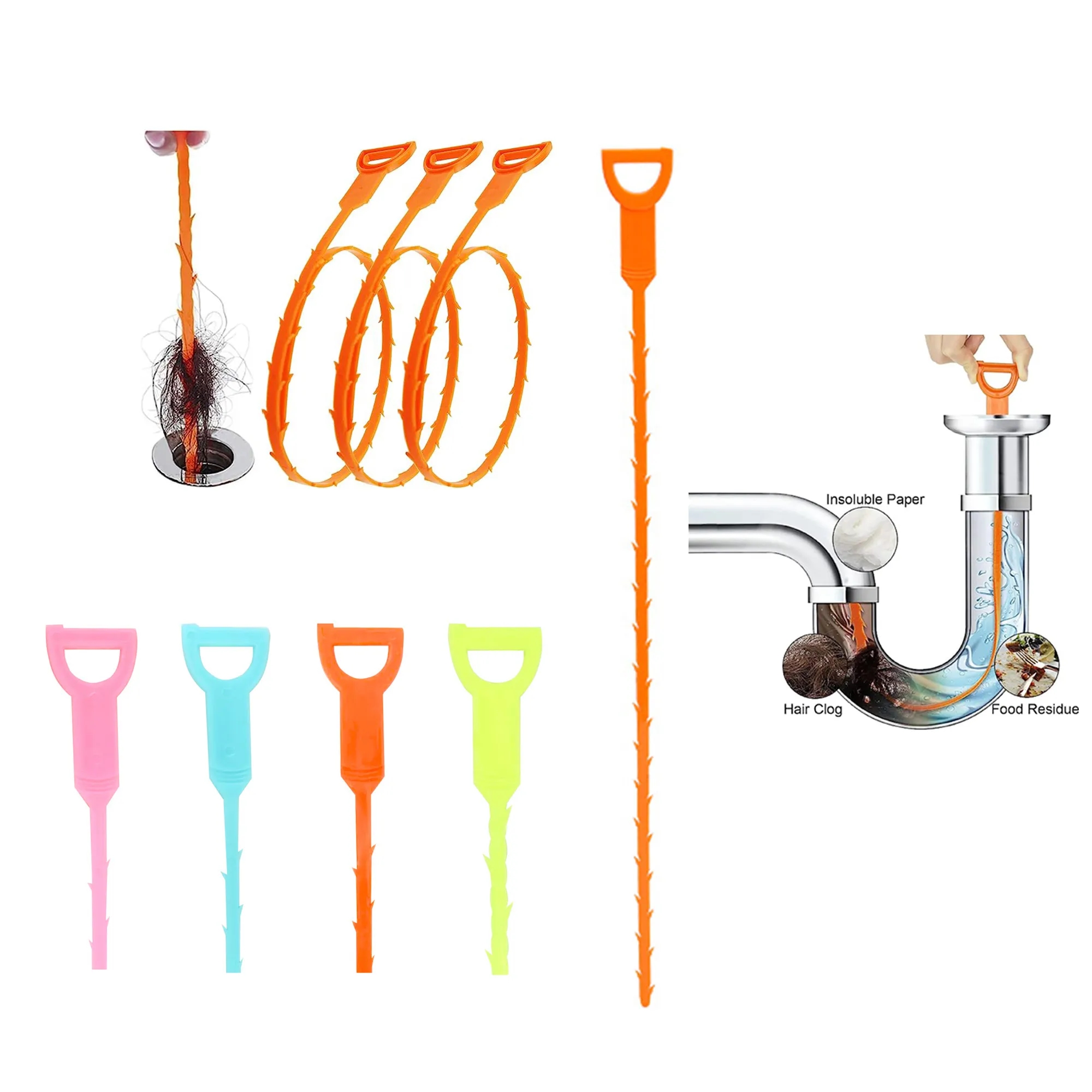 Drain Hair Clog Remover Tool 2