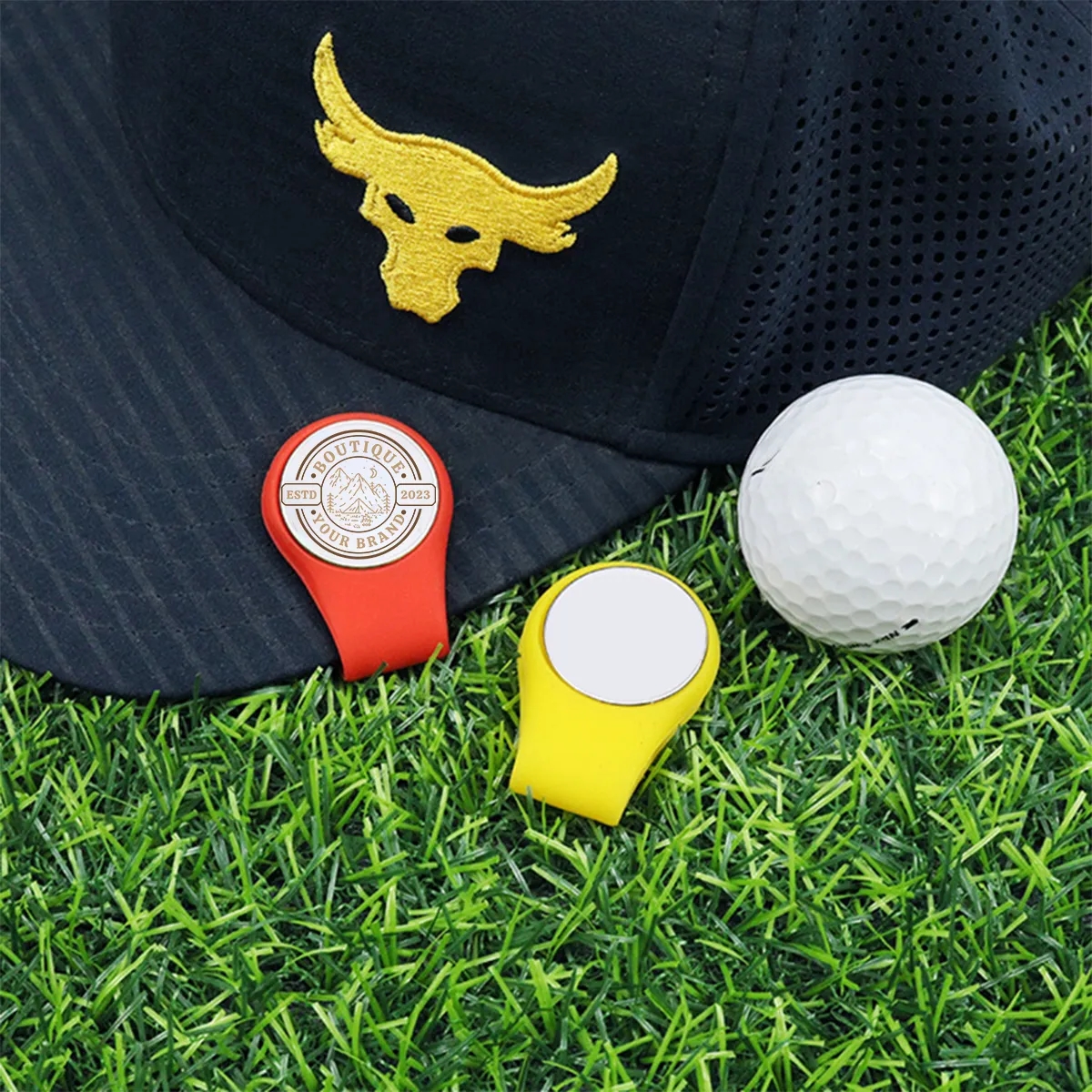 Silicone Magnetic Golf Hat Clip Ball Stand Accessories 7