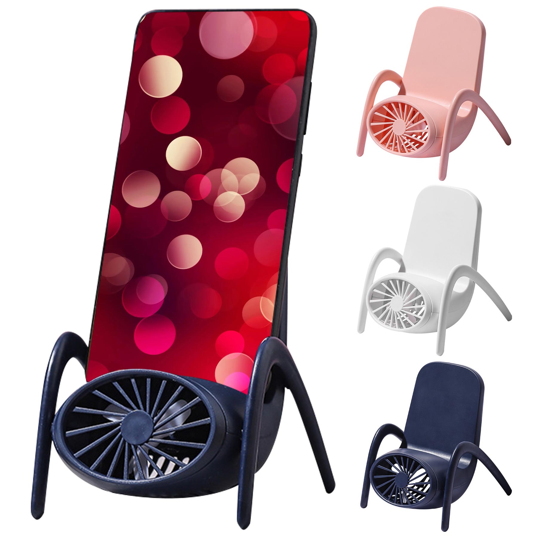 Mobile Phone Stand Electric Fan 2