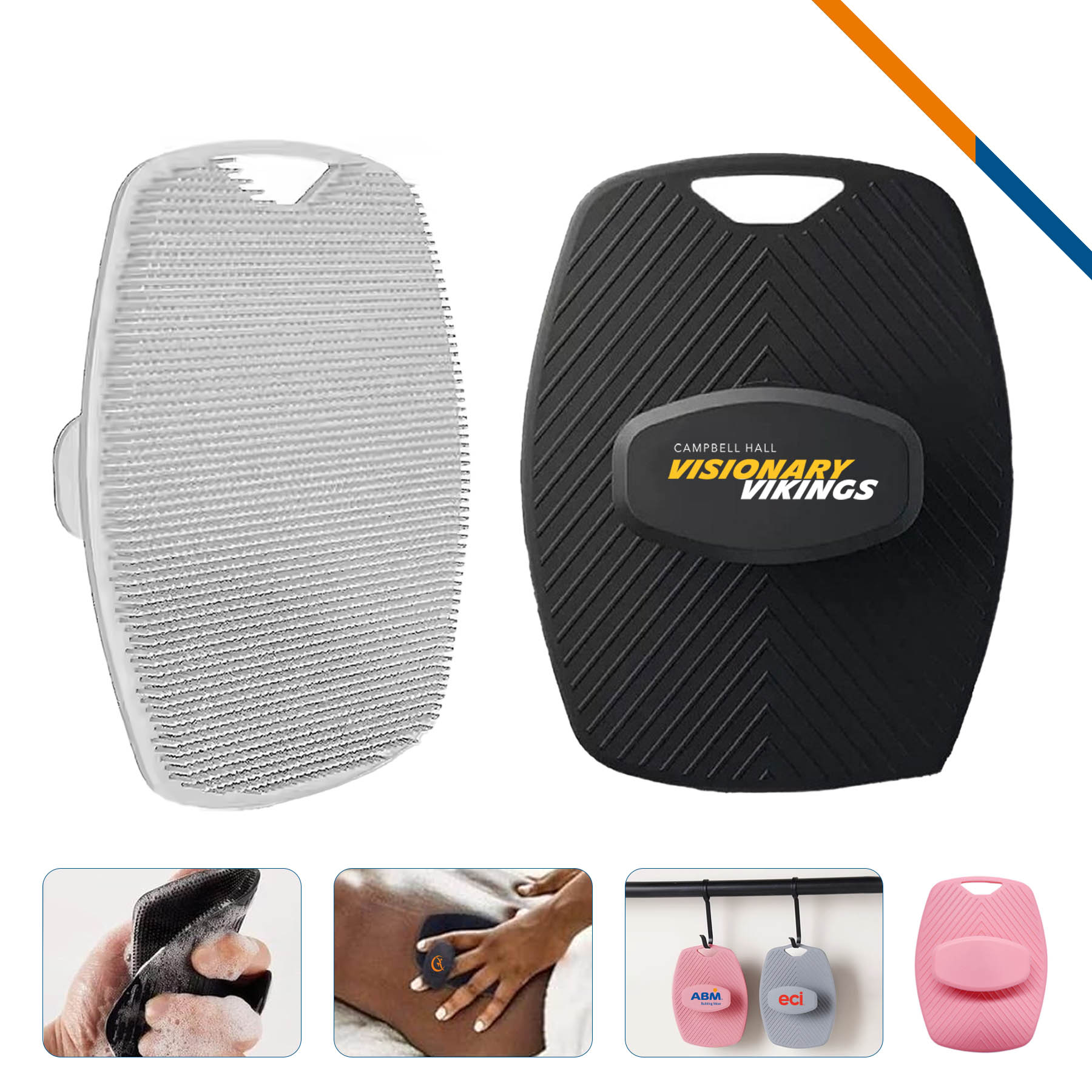 Spavi Silicone Shower Brush 2