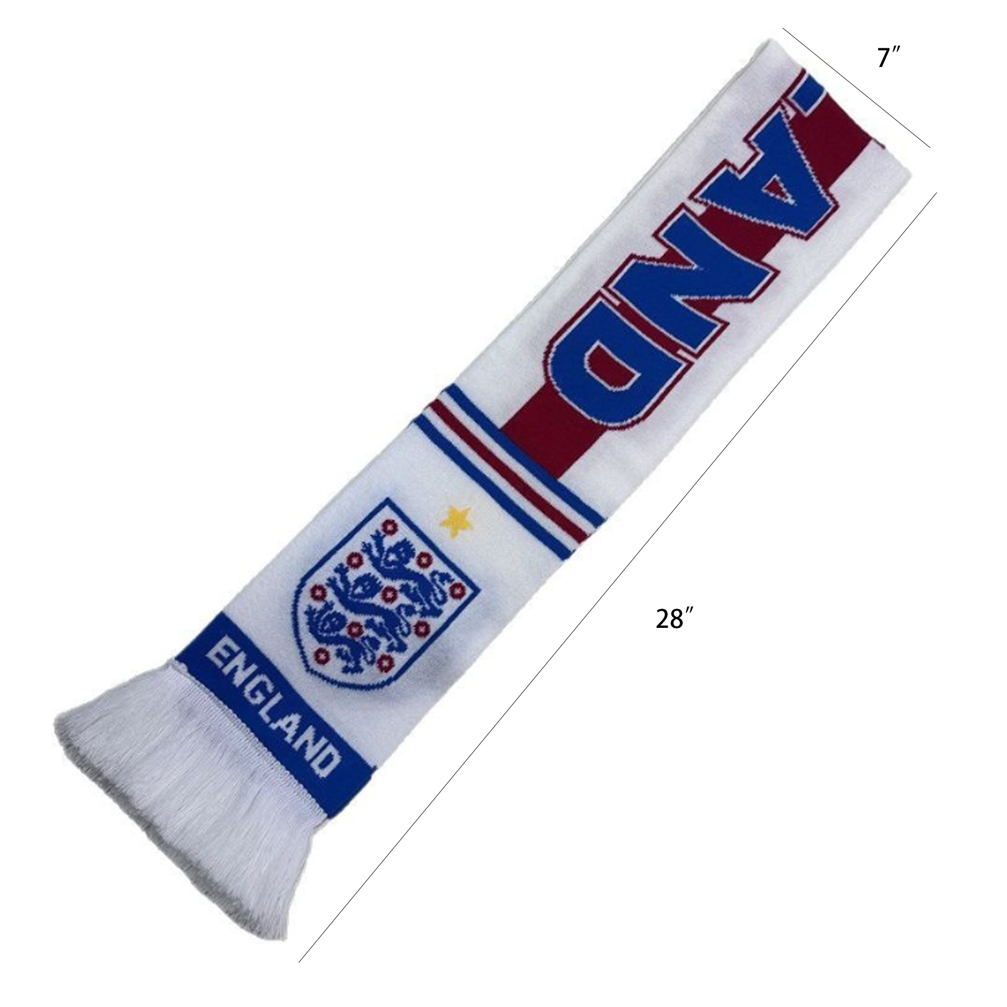 Soccer Scarves Stadium Knit Scarf With Fringe 3