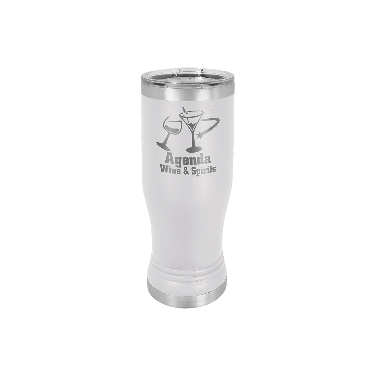 Polar Camel 14oz Stainless Steel Pilsner w/ Clear Lid 26