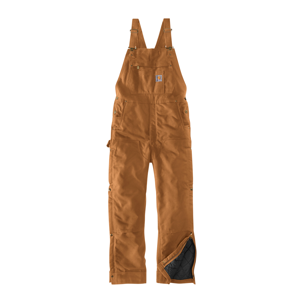 Carhartt(R) Tall Firm Duck Insulated Bib Overalls 5