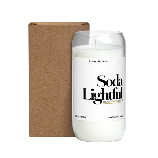 Flicker 16 oz Soda Shape Candle