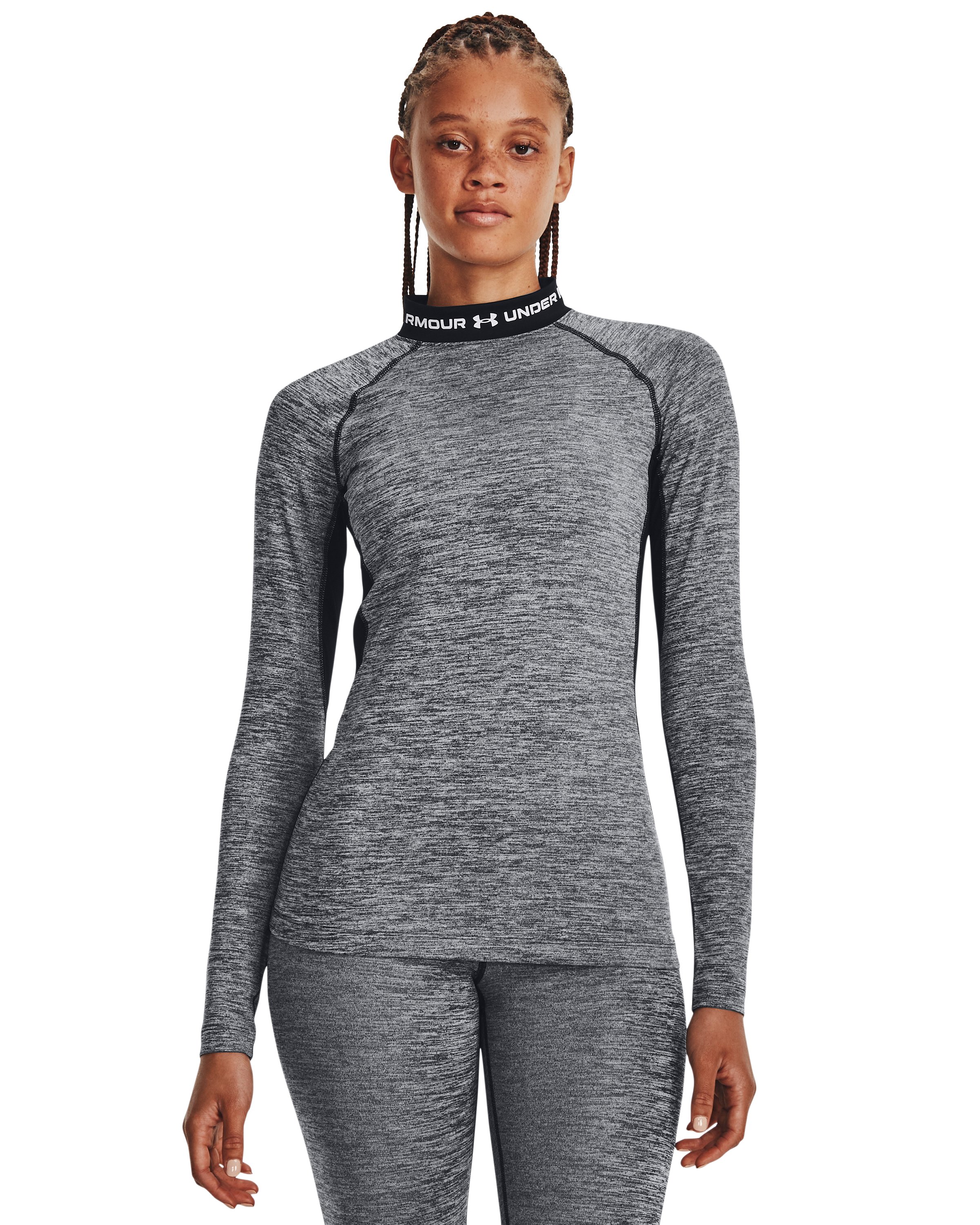 Women's ColdGear Twist Mock Long Sleeve 3