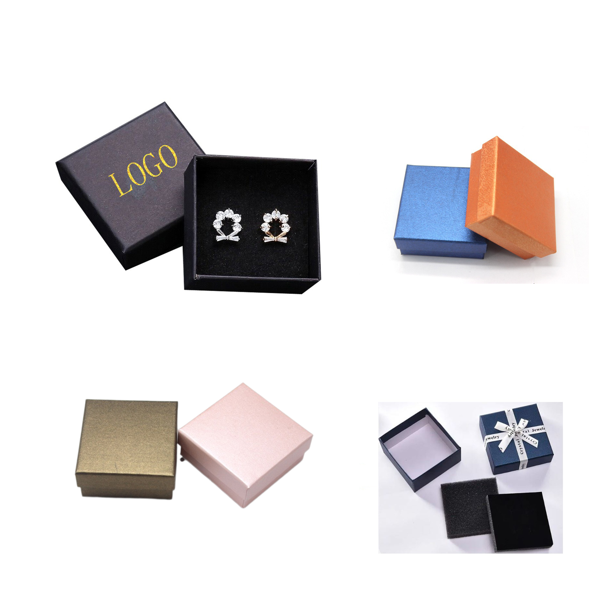 Square Jewelry Storage Box MOQ 10pcs 2