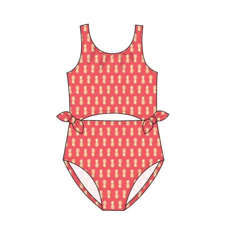 Girls One Piece Swimsuits Size 7-16 1