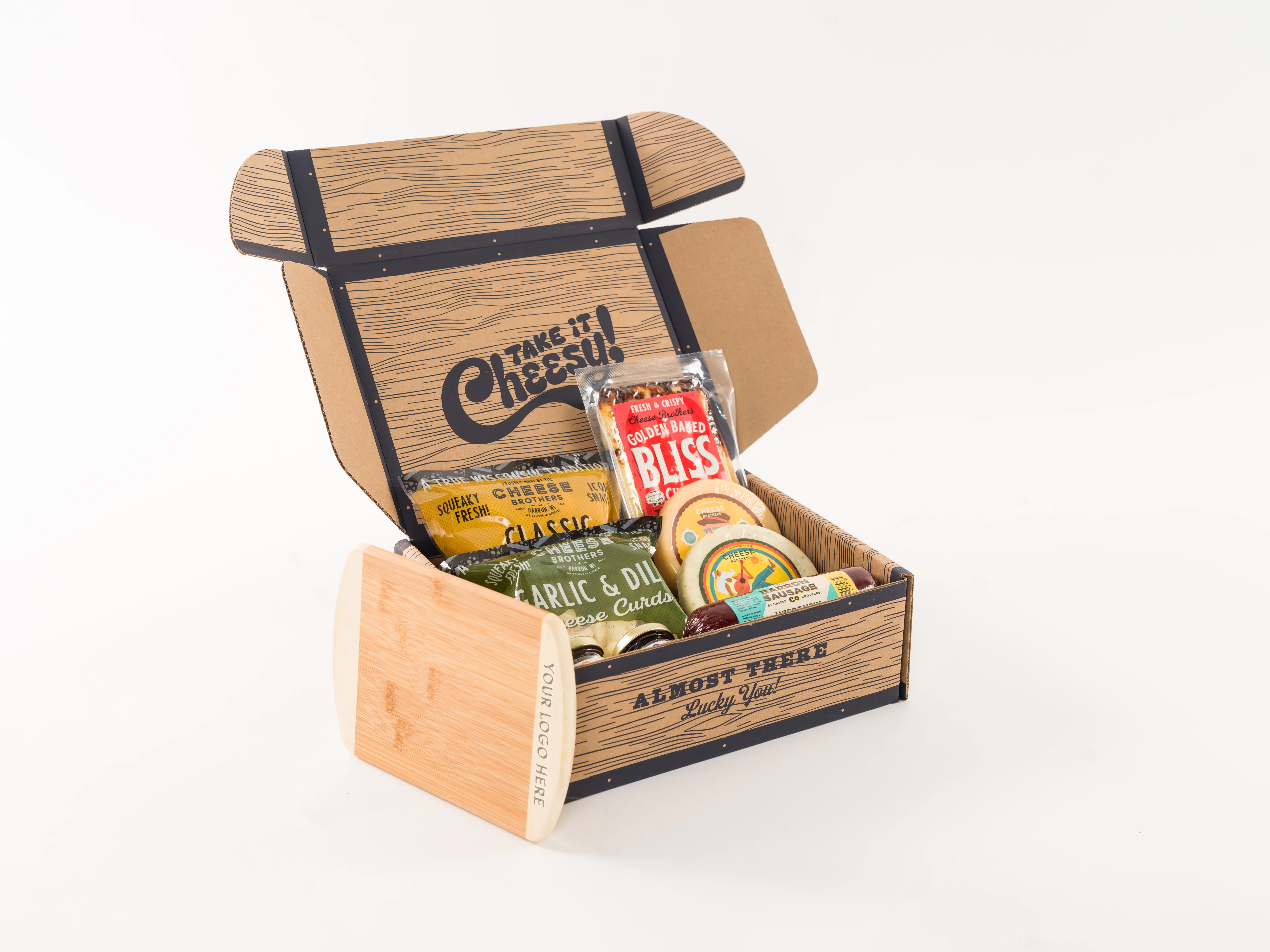 Cheese Bros. Taste of Wisconsin Gift Pack (Cheeses, Board +) 4