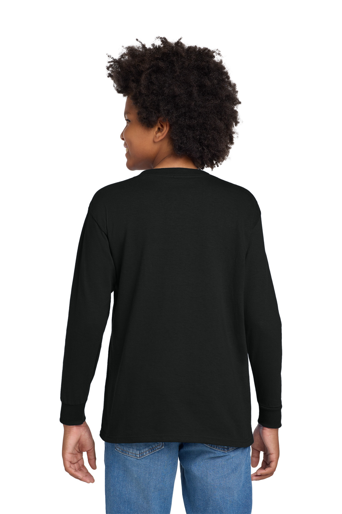 Gildan Youth Heavy Cotton 100% Cotton Long Sleeve T-Shirt. 5400B 2
