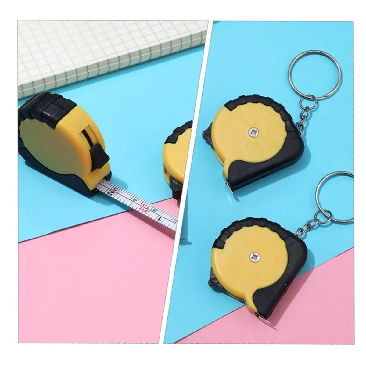 Portable Mini Retractable Pocket Keyring Tape Measure 4