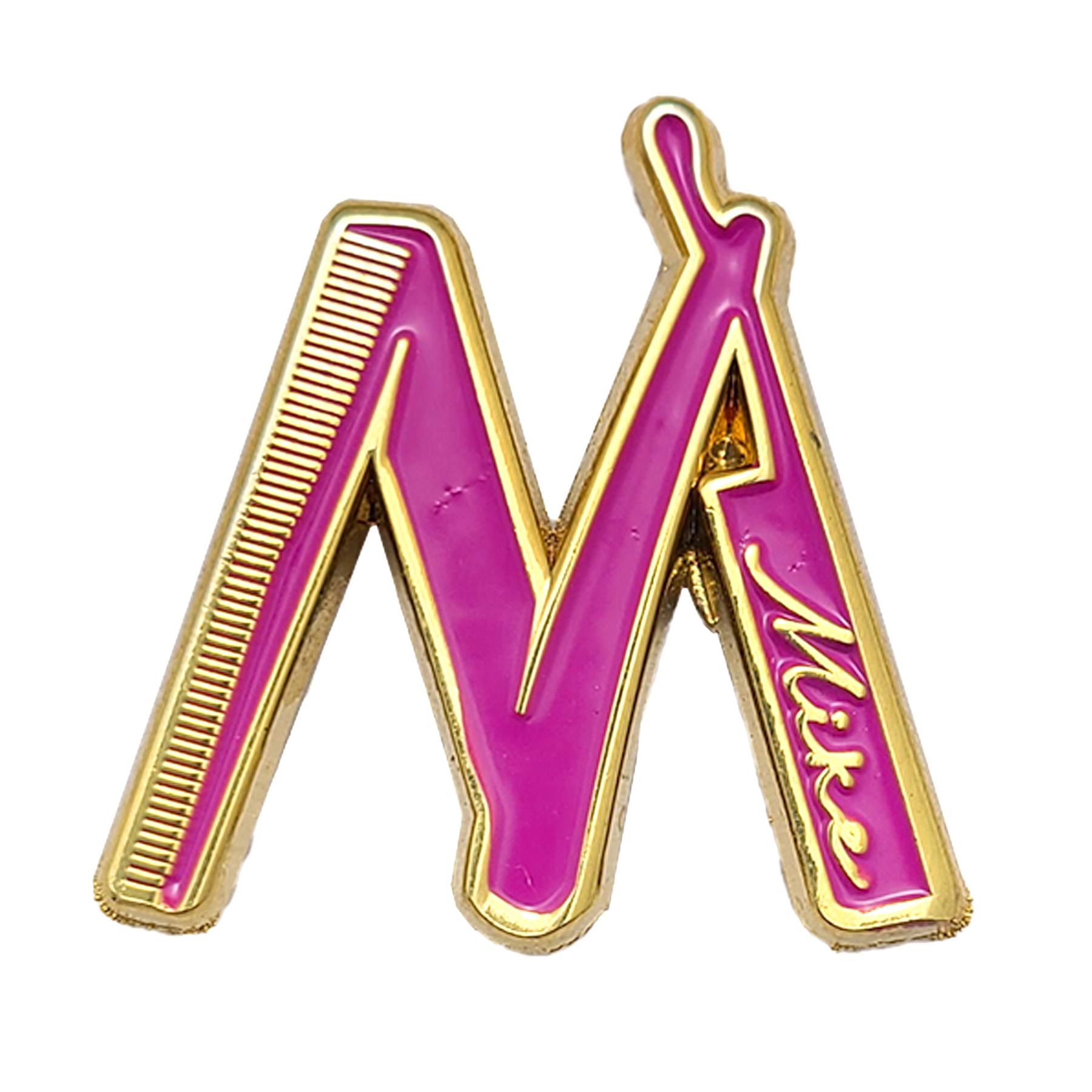 Die Cast Zinc Soft Enamel Lapel Pin: 1" 1