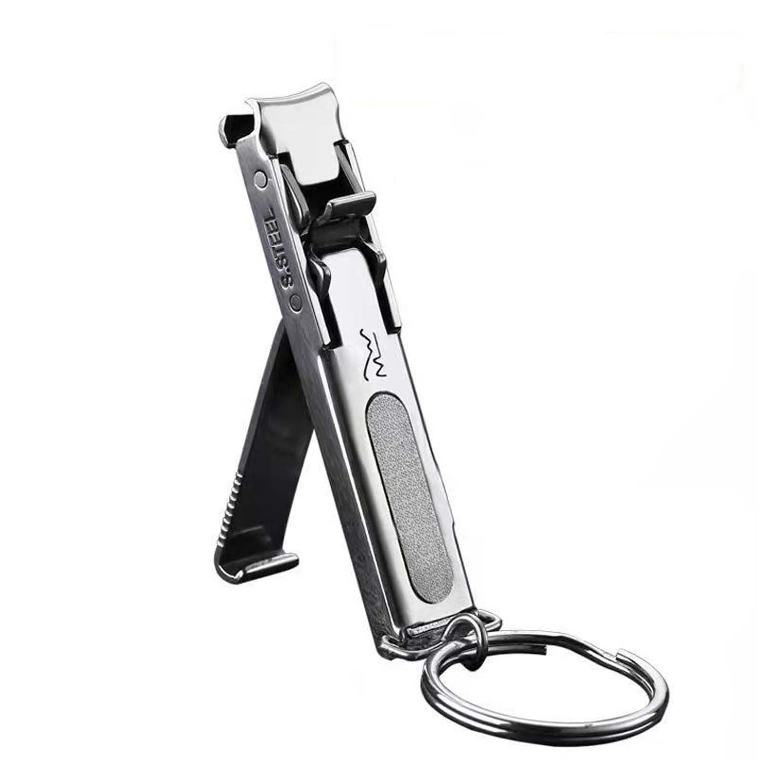 Compact Foldable Stainless Steel Fingernail clipper 4