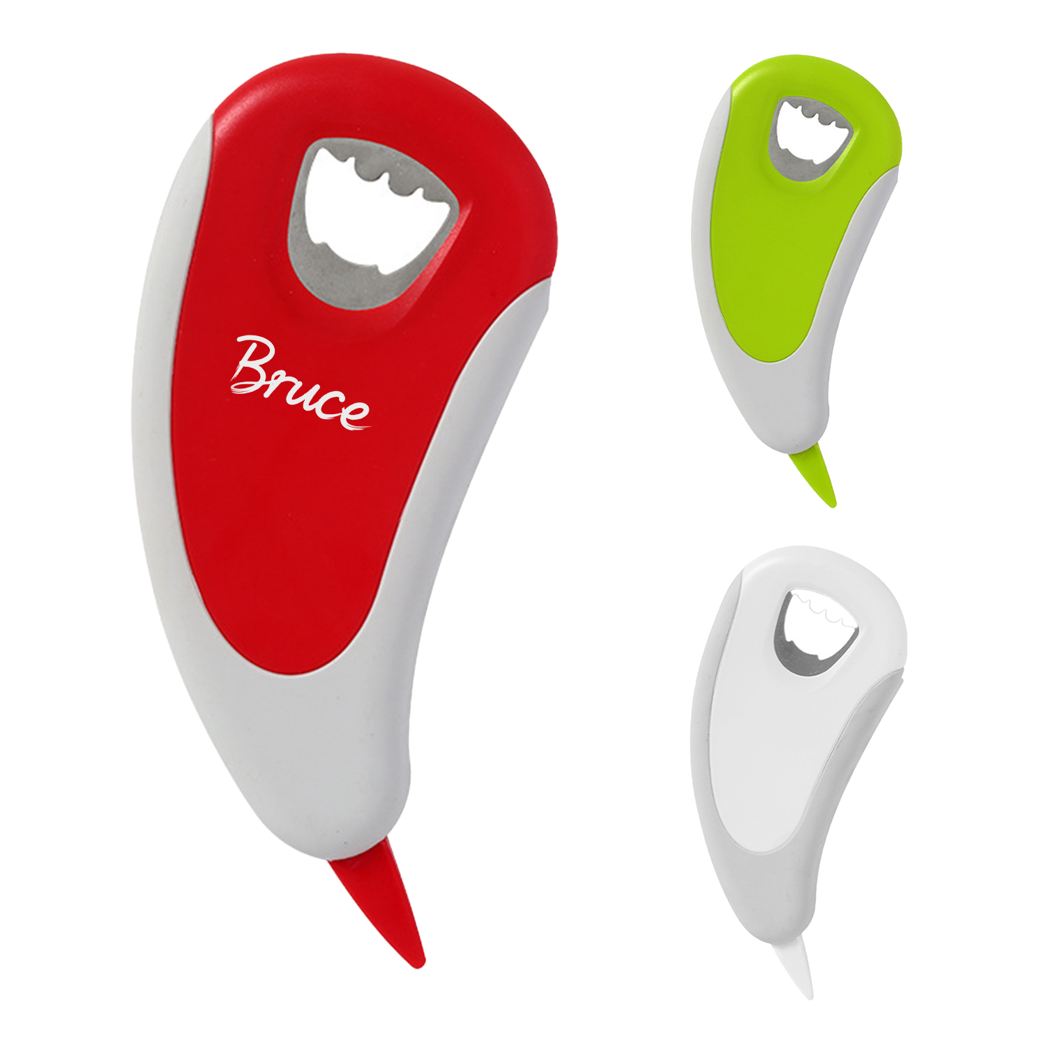 Kitchen 3-in-1 Multifunctional ABS Magnetic Bottle Opener 2