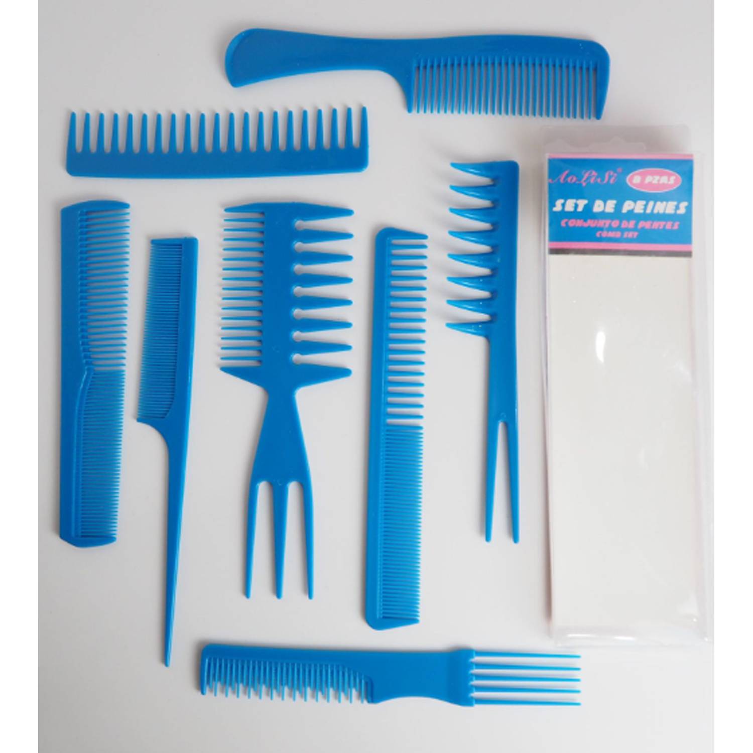 8pcs Professional Hair Styling Comb Set 2