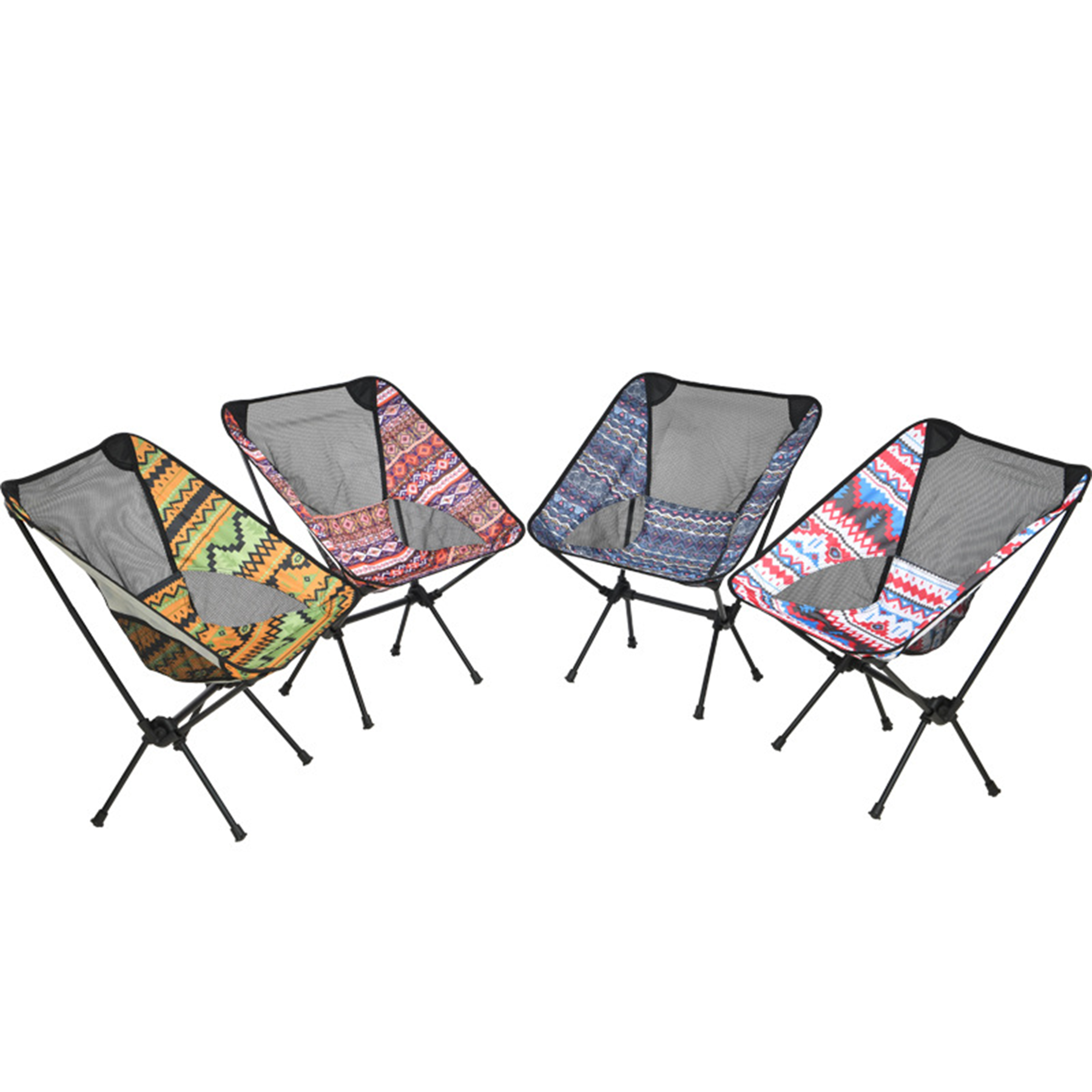 Camping Folding Chair Portable Stool Outdoor 4