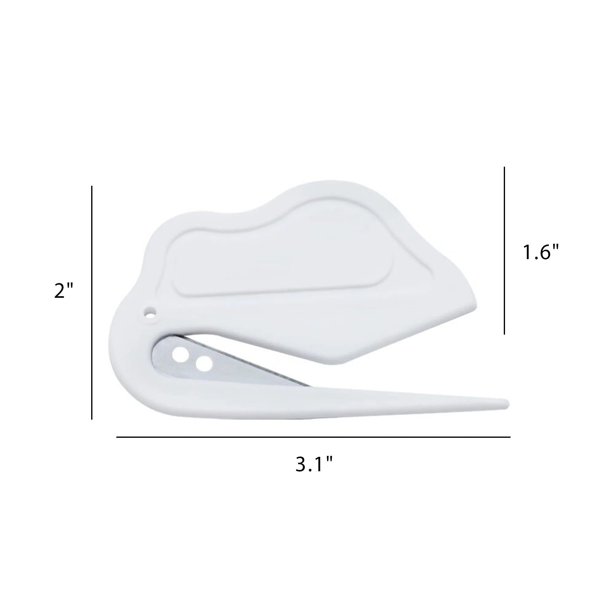 Mini Plastic Letter Opener And Utility Cutter 5