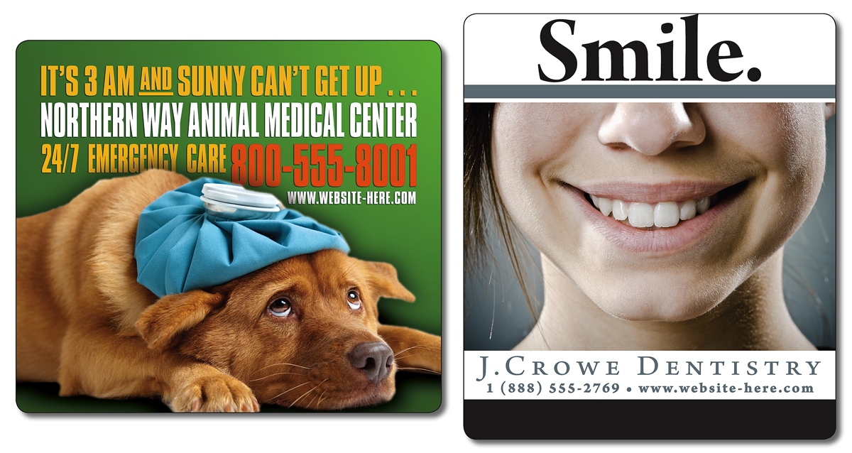 Health Magnet - 3.5x4 Round Corners - 25 mil. 3