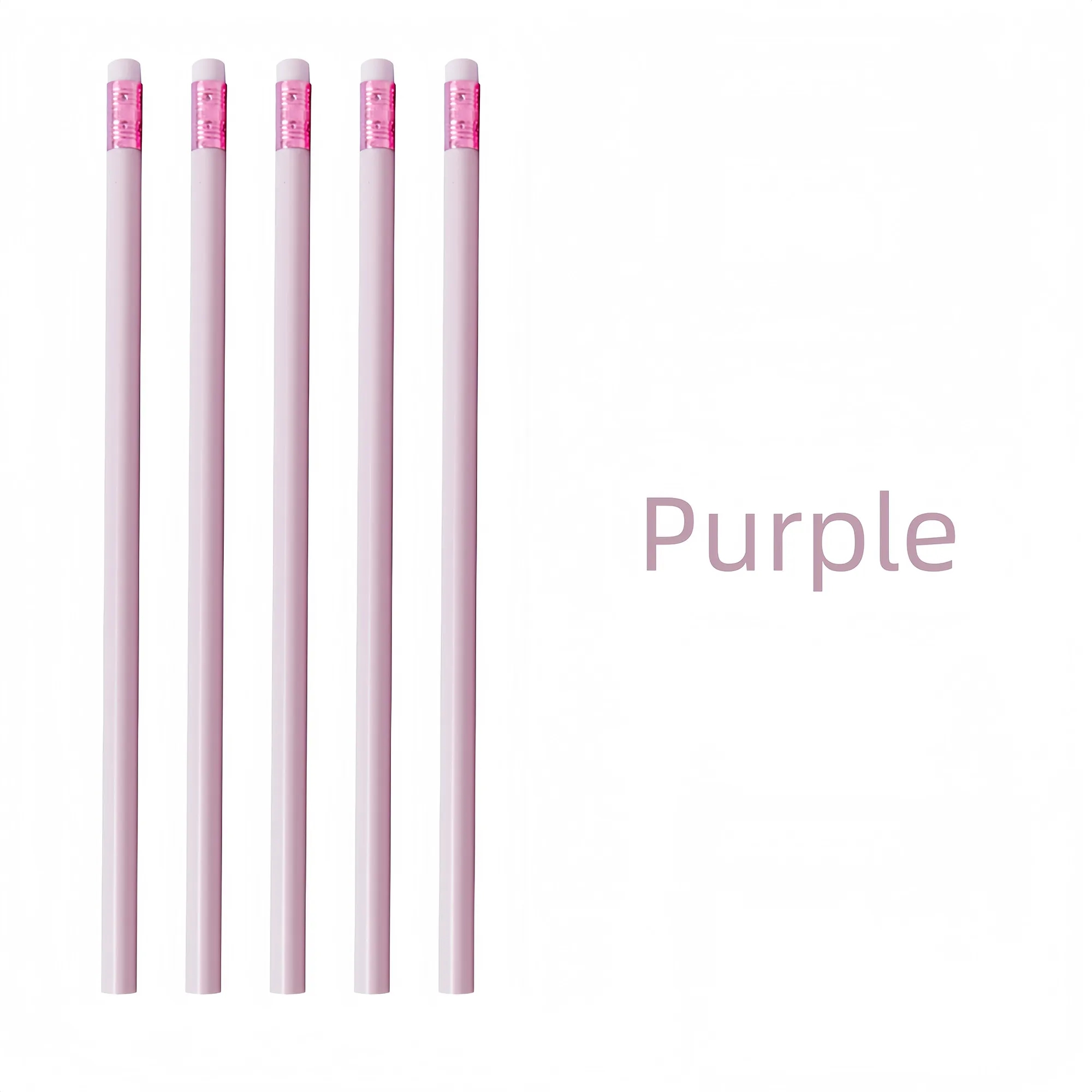 Custom Triangular HB Pencil With Eraser In Pastel Colors 10