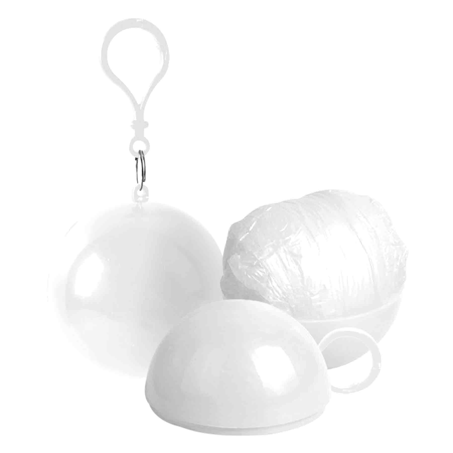 Disposable Raincoat Ponchos with Keychain Ball, custom jacket with logo imprint 5