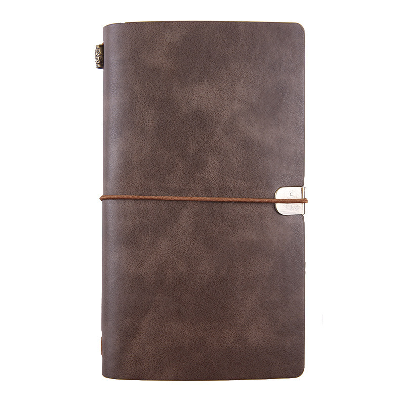 A6 Refillable Leather Diary Journal w/Pocket 11