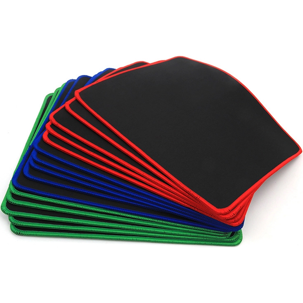 Non-Slip Rubber Base Mouse Pad with Stitched Edge 1