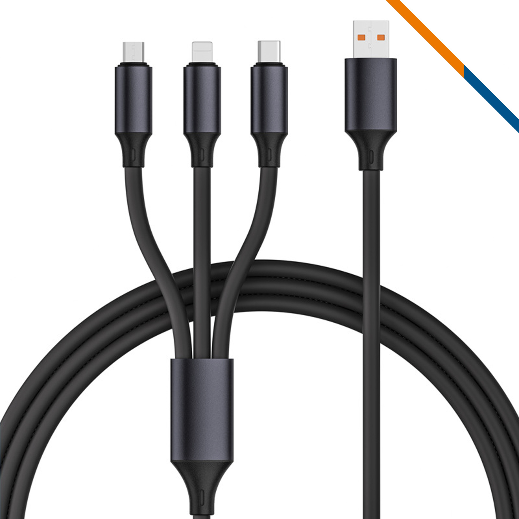 Pasor 3in1 Fast Charging Data Transfer Cable 6
