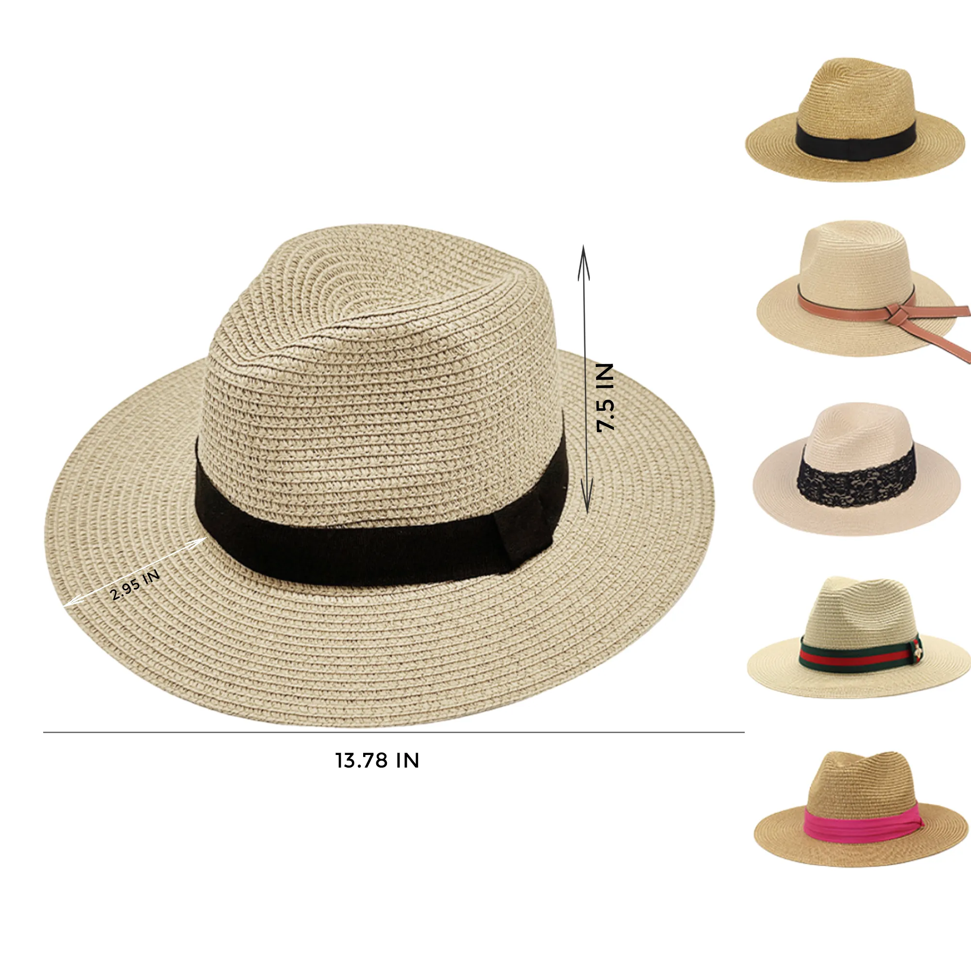 MOQ 10 PCS Sunshade Straw Hat 1
