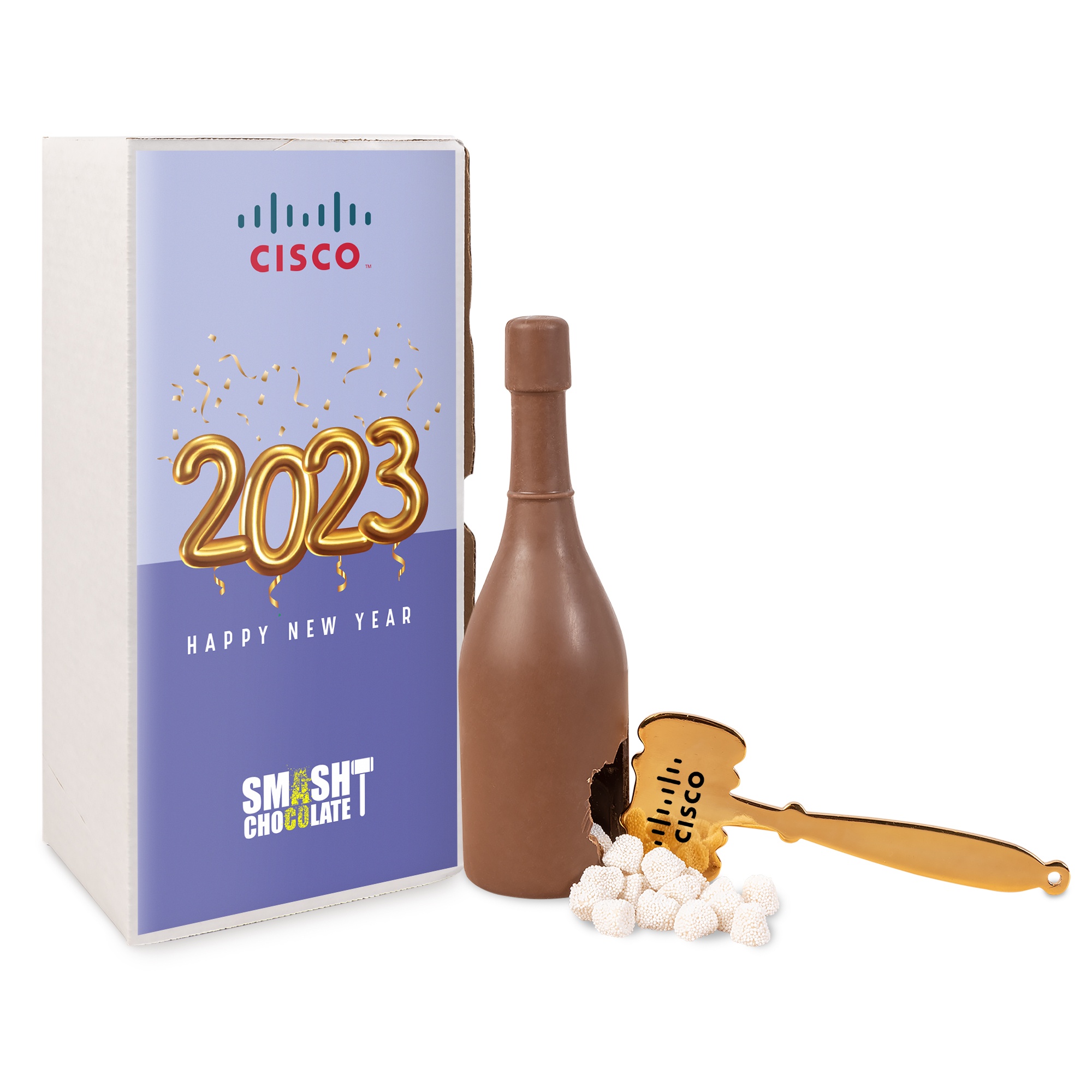 Smash Chocolate with Champagne Bubbles 2