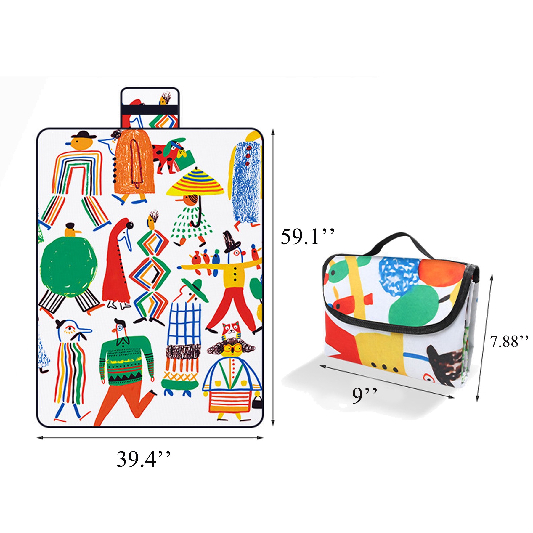 Full Color Printing Picnic Blanket 2
