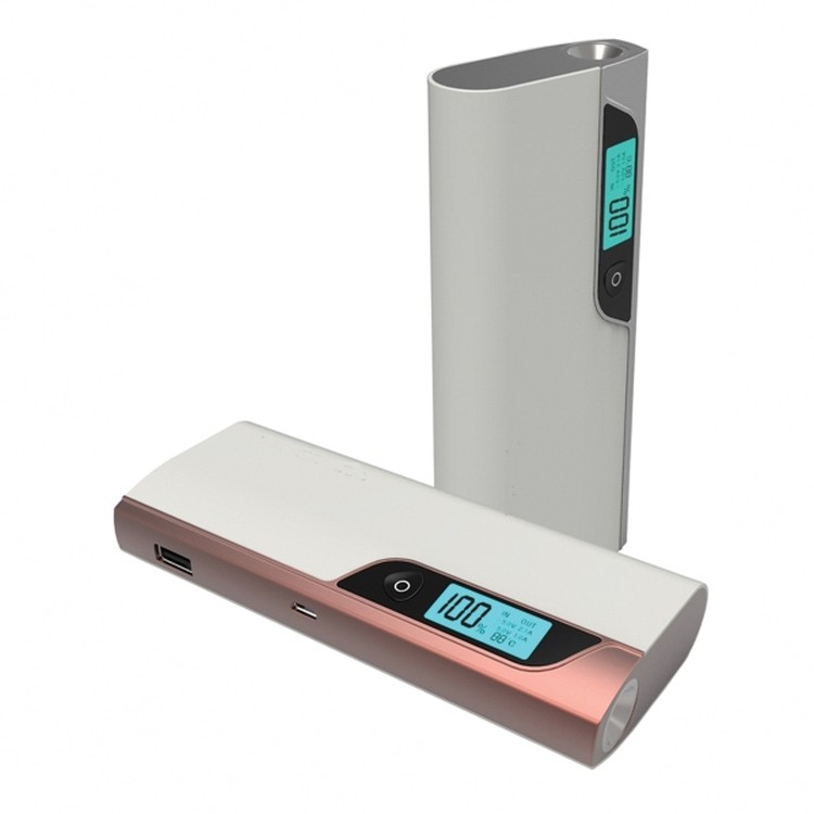 LCD Screen Power Bank with light-10400mAh 1
