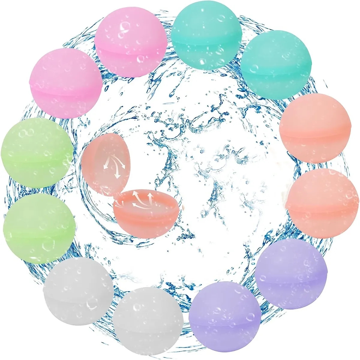 Reusable Water Balloons Summer Bombs SiliconeToys 2